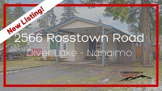 2566 Rosstown Road, Nanaimo, BC, Single Family Home For Sale in Diver Lake, Nanaimo