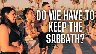 2 CHRISTIANS TEENS VS BLACK ISRAELITES DEBATE THE SABBATH.