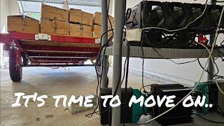 Shutting down my crypto mining farm to move.. (Time to focus on efficiency & lower cost to operate)