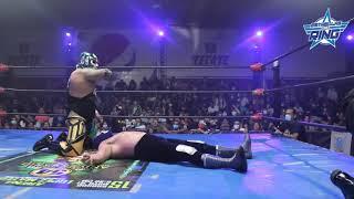 ¡¡¡ BRUTAL MARTINETE DEL DMT AZUL A BLUE DEMON JR EN LA ARENA LÓPEZ MATEOS !!!