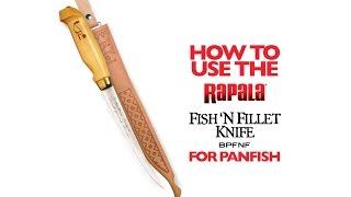 Filleting panfish with the Fish 'N Fillet®: HOW TO FILLET