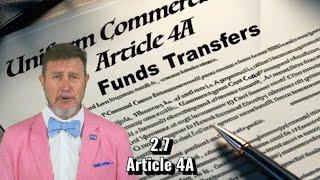 What is UCC Article 4A in the FedNow Service?