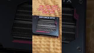 GPU MSI RTX 4070 SUPER GAMING X SLIM MGL #mgl #msi #rtx4070super