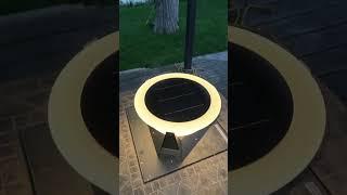 Solar Elegance: UTMACH Modern LED Column Lights - Illuminate Your Exterior in Luxury! ️