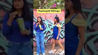 Normal Siblings vs Psychopath Siblings Ft. Captain Nick | Anisha Dixit Shorts