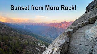 Hiking to Moro Rock at Sunset! Sequoia National Park, CA