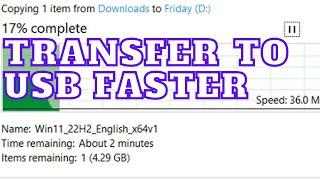 How to increase USB transfer speed in windows 10 and 11