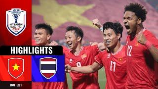  VIETNAM 2-1 THAILAND  | #MITSUBISHIELECTRICCUP 2024 FINAL LEG 1