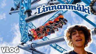 Visiting Finland’s LARGEST Theme Park! Linnanmäki - Helsinki, Finland | VLOG [8/15/24]