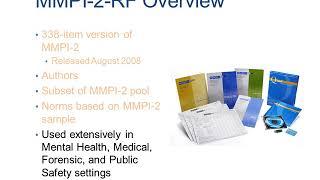 MMPI-2-RF: Basic Overview