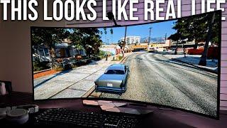 GTA 5 is SO MUCH FUN on a 2024 45" LG UltraWide OLED | LG45GS96QB RTX HDR Gameplay