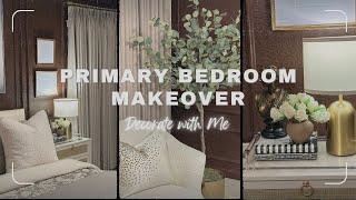 Primary Bedroom Maker Over| Moody Aesthetics|Decorate with Me