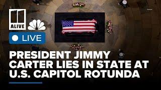 LIVE STREAMING | Former President Jimmy Carter lies in state at US Capitol