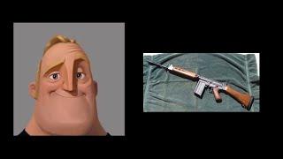 Mr incredible becoming uncanny (guns)