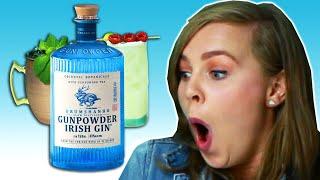 Irish People Try Gunpowder Gin Cocktails