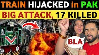 BALOCHISTAN TRAIN HIJACKED BY BLA | 450 PASSENGERS | PAKISTANI REACTION ON INDIA | REAL ENTERTNMT TV