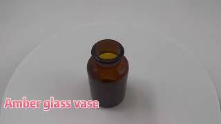 JX5016 Dark Amber Glass Bottles