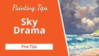 5 Tips for Mastering Dramatic Skies: Painting Dark Clouds and Contrasting Highlights