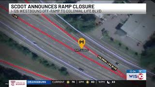 I-126 Westbound closed due to construction