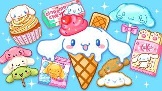 How to Draw Delicious Treats (Cinnamoroll Dessert & Snacks 𝐃𝐎𝐎𝐃𝐋𝐄)