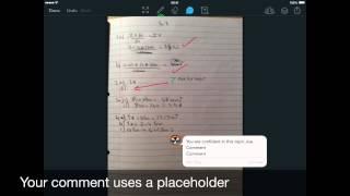 Giving feedback Showbie an Easy Way