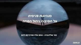 מנהיגות פנימית  - על חשיבות ניהול השדה