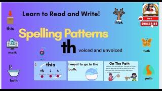 th voiced / th unvoiced / learn to read / spelling patterns/ brain break