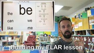 Helping you plan an ELAR lesson