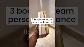 3 simple books to learn personal finance (suitable for beginners) #book #personalfinance