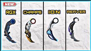 New RGX 3.0 Karambit VS Reaver VS ION VS CHAMPIONS Karambit | Valorant Best Karambit Skins