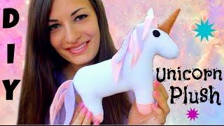 DIY Unicorn Plush - How To Make Stuffed Animal Tutorial - Comment faire un peluche de licorne