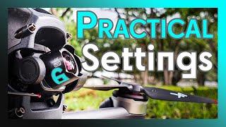 DJI FPV Camera Settings | Walkthrough and Stabilisation Setup