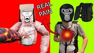 I Made Gorilla Tag super Realistic.(pain suit)