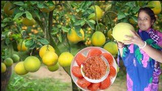 papnas konsibir/ pomelo salad / batabi lebu makha #recipe #cooking #viralvideo #sujatavook