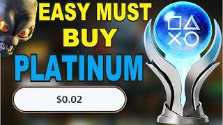 Easy Must Buy Platinum Game - $0.02 PS4 Game