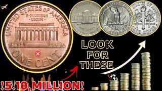 Top 33 Most Valuable Ultra Coins- Rare Dimes, Nickels, Rich Pennies & Quarter Worth Big Bucks