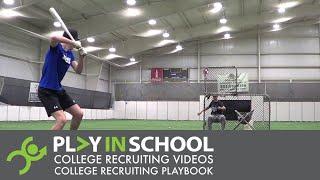 Christopher Valerio   Hitting - MSI Baseball - Filmed Feb 2020 - www.playinschool.com