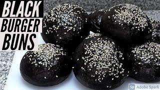 BEST BLACK BURGER BUNS | BAKE WITH JAY