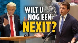 Baudet (FVD) vraagt Wilders (PVV): "wilt u nog een NEXIT?"