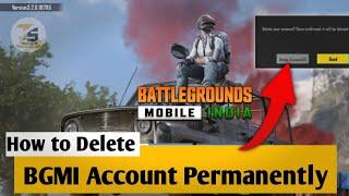 How to Delete BGMI Account Permanently? | PUBG/BGMI account delete kaise karen 2024