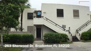 263 Sherwood Dr, Bradenton FL 34210. 2/2 Condo for Sale