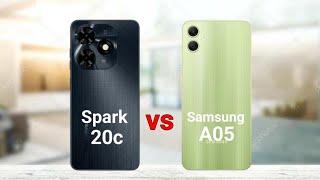 Tecno Spark 20c vs Samsung A05