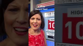 Record heat! #atx #atxwx #weather #weatherforecast #austin #txwx 6.20.23