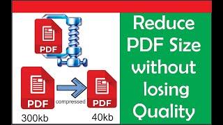 How to Reduce PDf size without losing Quality online: Compress PDF file size below 100kb for free