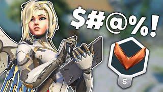 HARD STUCK BRONZE Mercy deals with trash talkers... | Spectating Overwatch 2