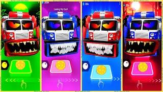 coffin dance - Fire Truck vs Fire Truck Eater vs Fire Truck New vs Fire Truck Wicked | Tiles HOP 