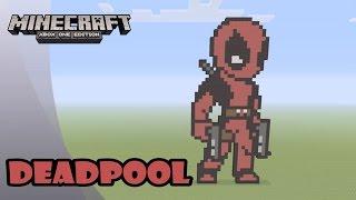 Minecraft: Pixel Art Tutorial and Showcase: DEADPOOL (Marvel Comics)