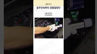 음주단속하다 경찰 잡았다