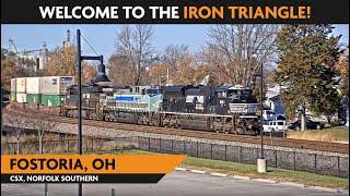 Fostoria, Ohio, USA | Virtual Railfan  LIVE !