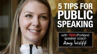 5 public speaking tips from TEDxPortland speaker coach